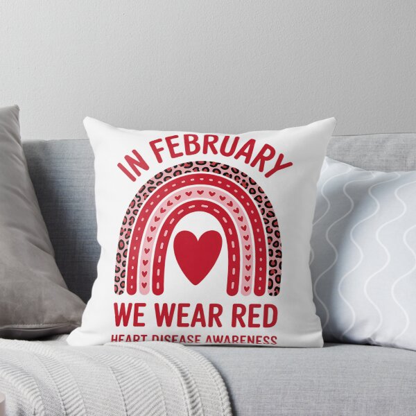 Item preview, In February We Wear Red for Heart Disease Awareness  designed and sold by Formatage.