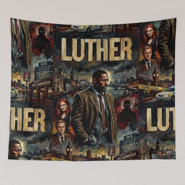 Item preview, Streets of London: Gritty Luther Oil Art designed and sold by Art's Diner.