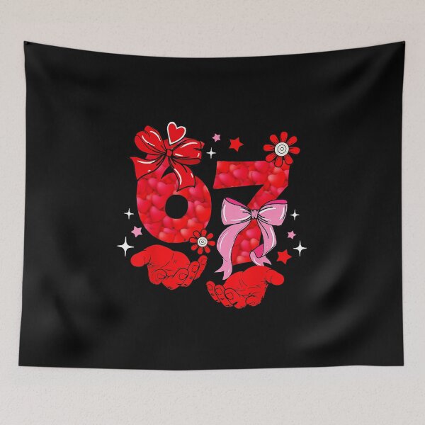 Item preview, 67 Valentine Meme Cute Red Hearts Coquette Style designed and sold by gladysenglish.