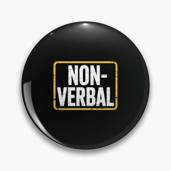 Item preview, Non Verbal Social Battery Low Introvert Warning Sign designed and sold by JohnVBurks.