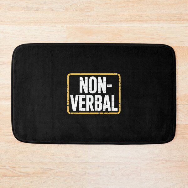 Item preview, Non Verbal Social Battery Low Introvert Warning Sign designed and sold by JohnVBurks.