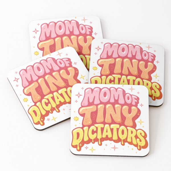 Item preview, Mom Of Tiny Dictators - Wavy Y2K Funny Mother's Day Tee designed and sold by TeeVex.