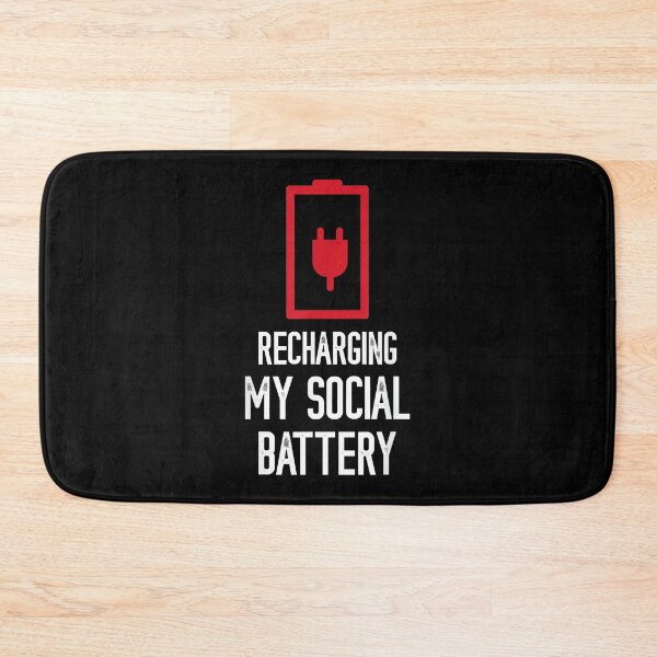 Item preview, Recharging My Social Battery Funny Social Introvert People designed and sold by JohnVBurks.