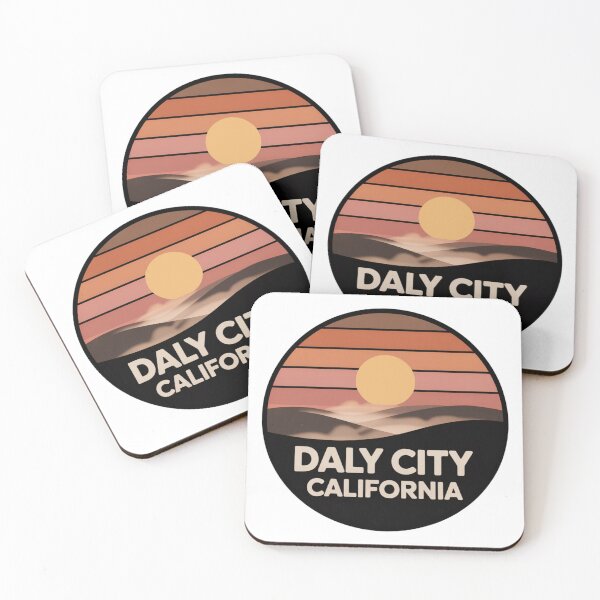 Item preview, Daly City California: Retro Sunset Hills Badge designed and sold by CircinusStore.