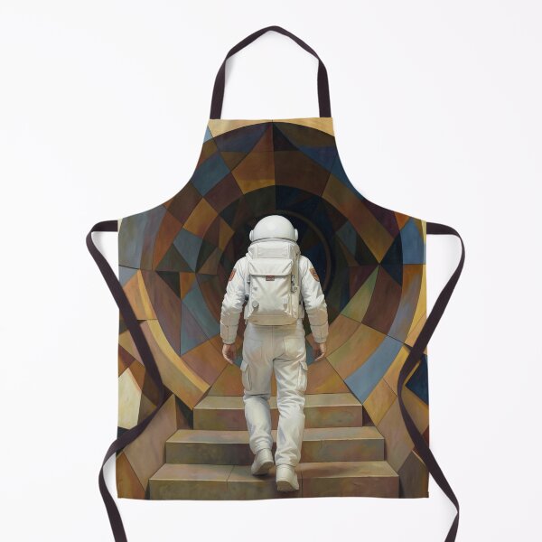 Item preview, Cubist Astronaut Walking to Tunnel designed and sold by Bloomkept.