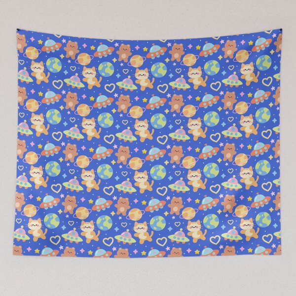 Item preview, Space Animal Parade Seamless  designed and sold by KJackArtwork.