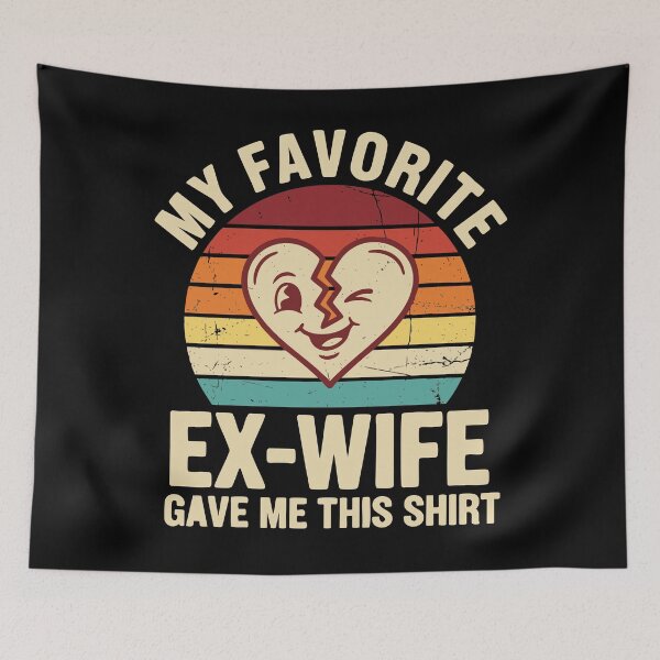Item preview, Divorce My Favorite Ex Wife Gave Me This Shirt designed and sold by LuminOrb.