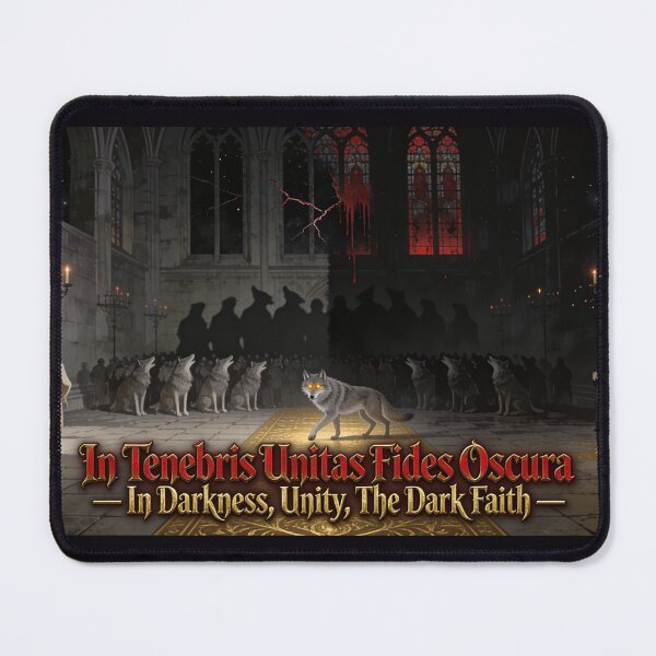 Item preview, In Tenebris Unitas Fides Oscura (artwork) designed and sold by GeoWhimsy Studio.