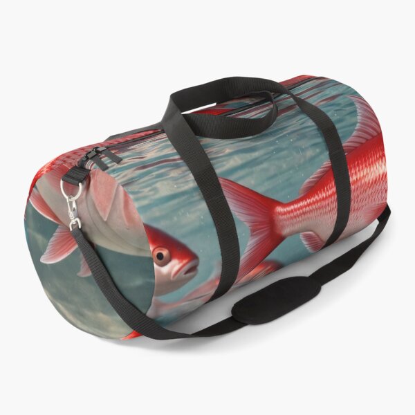 Item preview, Red Snapper School Underwater Ocean Life Coastal Wall Art Print designed and sold by Kaleidoscope Print.