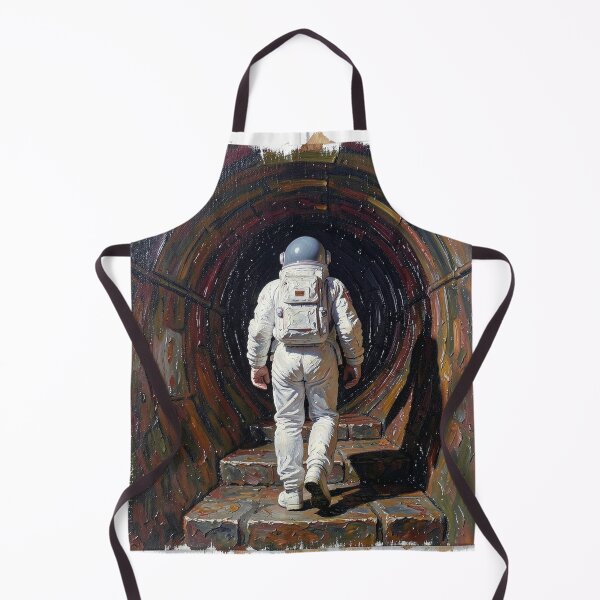 Item preview, Astronaut Walking to Tunnel Oil Painting designed and sold by Bloomkept.