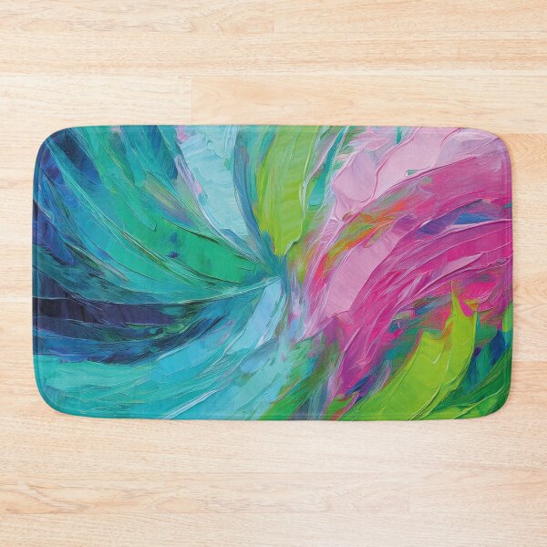 Item preview, Vibrant abstract work in blue, green and pink designed and sold by Photopat.