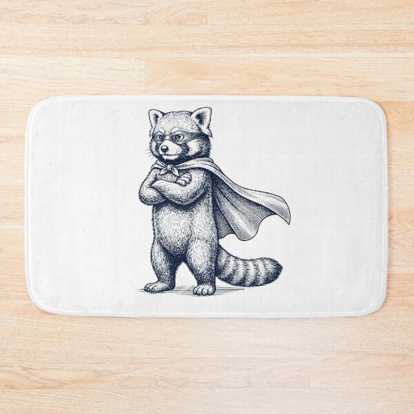 Item preview, Vintage Red Panda Hero Superhero Animal Lover designed and sold by DoodleTortle.
