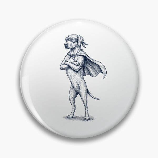 Item preview, Vintage Rhodesian Ridgeback Hero Superhero Dog Lover designed and sold by DoodleTortle.