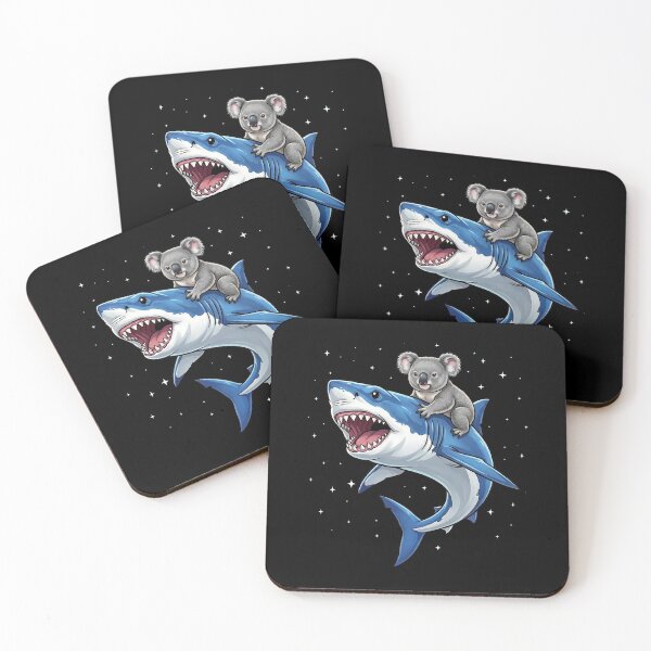 Item preview, Funny Koala Riding Shark Animal Lover designed and sold by TerryConnells.