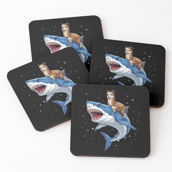 Item preview, Funny Llama Riding Shark Animal Lover designed and sold by TerryConnells.