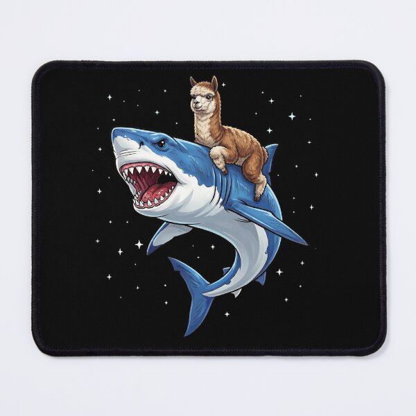 Item preview, Funny Llama Riding Shark Animal Lover designed and sold by TerryConnells.