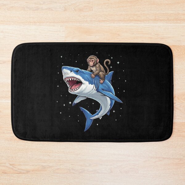 Item preview, Funny Monkey Riding Shark Animal Lover designed and sold by TerryConnells.