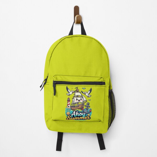 Item preview, Happy Ship Ahoy Summer Cartoon designed and sold by MWSailingClub.