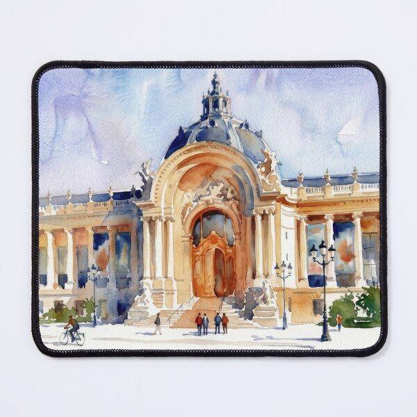 Item preview, Grand Palais Paris Watercolor Architecture Scene designed and sold by caracatita75.