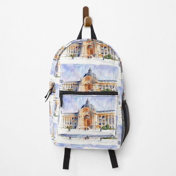 Item preview, Grand Palais Paris Watercolor Architecture Scene designed and sold by caracatita75.
