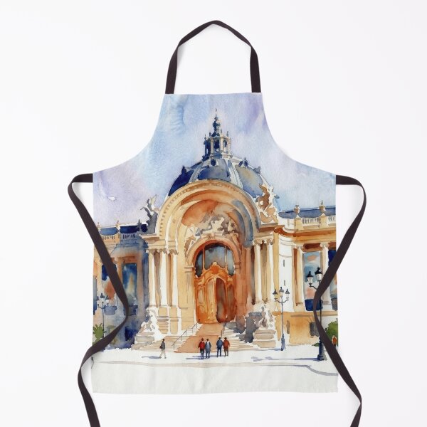 Item preview, Grand Palais Paris Watercolor Architecture Scene designed and sold by caracatita75.