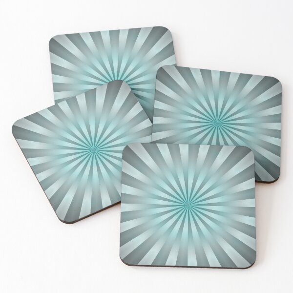 Item preview, Turquoise Radiance Green Gray Blend designed and sold by IntelliMindDesigns.