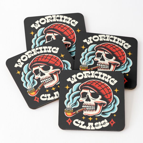 Item preview, Working Class Skull Tattoo Old School Style designed and sold by Modaozushi216.