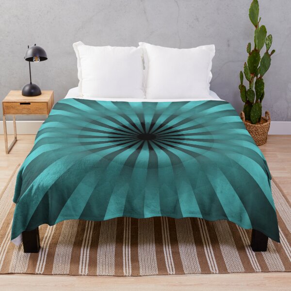 Item preview, Teal Sunburst Blending Rays designed and sold by IntelliMindDesigns.