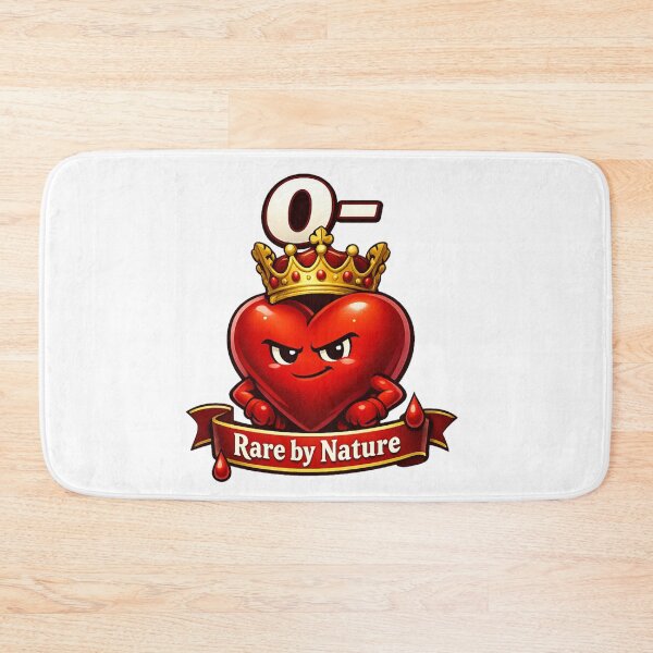 Item preview, Blood Type 0 Negativ - Universal Donor Crowned Heard Desing designed and sold by Indefix.