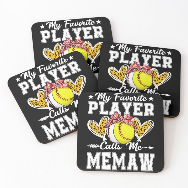 Item preview, My Favorite Player Calls Me Memaw Baseball Softball  designed and sold by miaa-artistshop.
