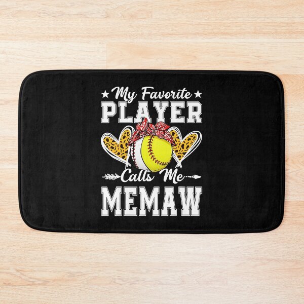 Item preview, My Favorite Player Calls Me Memaw Baseball Softball  designed and sold by miaa-artistshop.