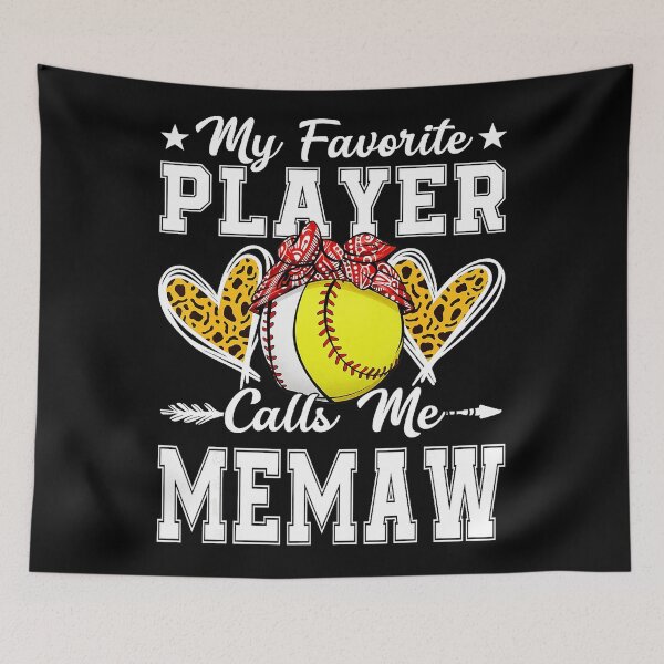 Artikelvorschau, Mein Lieblingsspieler nennt mich Oma (Baseball, Softball) entworfen und verkauft von miaa-artistshop.
