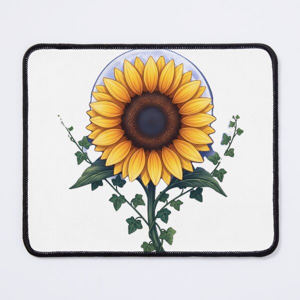 Item preview, Moonlit Sunflower Bloom Tiny Ivy Sprigs designed and sold by pumsquare.