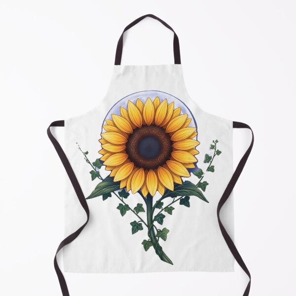 Item preview, Moonlit Sunflower Bloom Tiny Ivy Sprigs designed and sold by pumsquare.