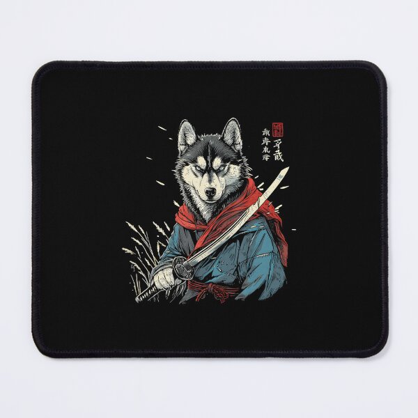 Item preview, Samurai Wolf Illustration Fierce Animal Warrior designed and sold by titanlevi.