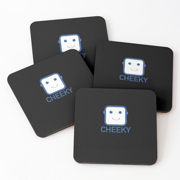Item preview, Cheeky (Blue) designed and sold by Robotboyco.