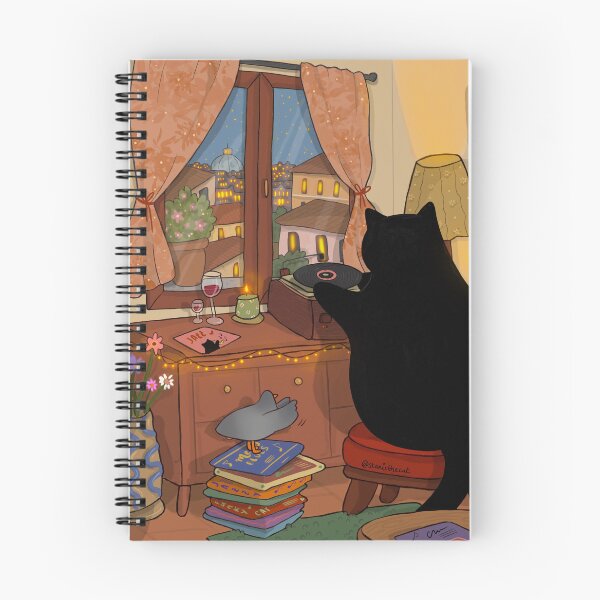 Item preview, Stanis and Remo Listening to Music designed and sold by Stanis the Cat.