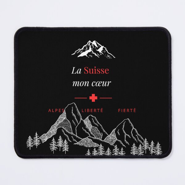Item preview, "Switzerland, my heart" – Mountains, Alps & Freedom – Engraving Design designed and sold by DIAMVERA.