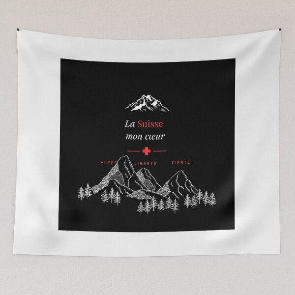 Item preview, "Switzerland, my heart" – Mountains, Alps & Freedom – Engraving Design designed and sold by DIAMVERA.