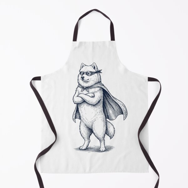 Item preview, Vintage Samoyed Hero Superhero Dog Lover designed and sold by DoodleTortle.