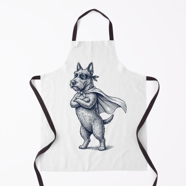 Item preview, Vintage Scottish Terrier Hero Superhero Dog Lover designed and sold by DoodleTortle.