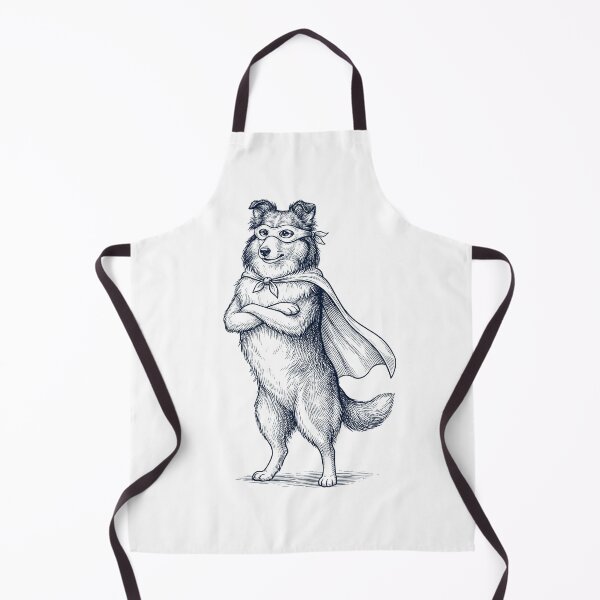 Item preview, Vintage Shetland Sheepdog Hero Superhero Dog Lover designed and sold by DoodleTortle.