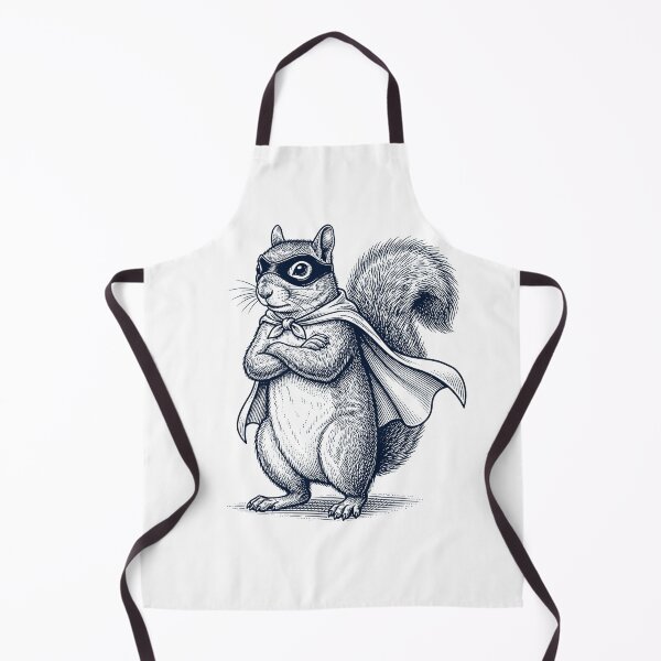 Item preview, Vintage Squirrel Hero Superhero Animal Lover designed and sold by DoodleTortle.