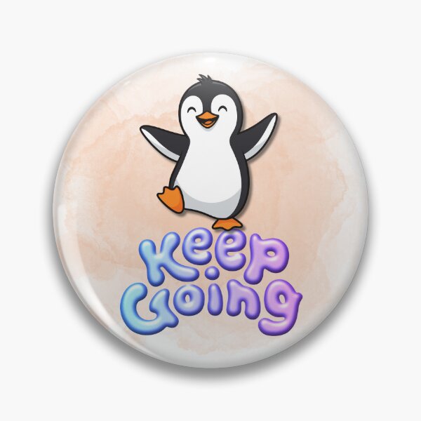 Item preview, Cute Penguin Keep Going Motivational Quote Design designed and sold by Cutethings3.