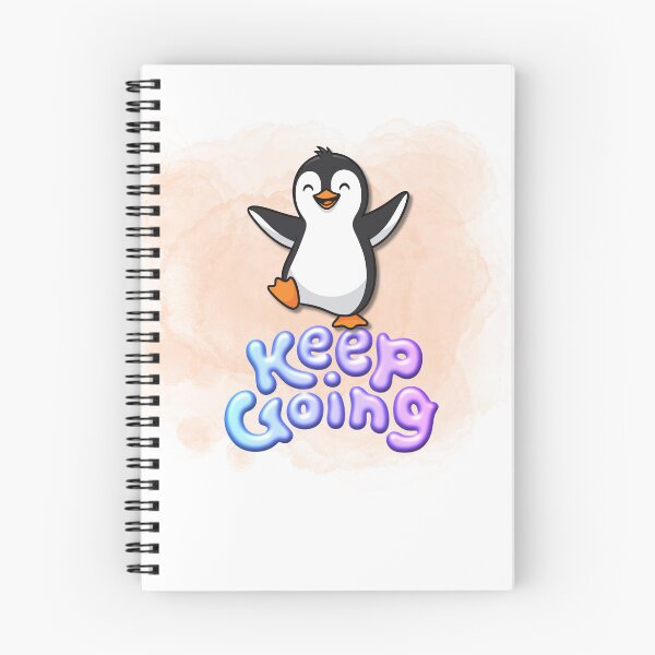 Item preview, Cute Penguin Keep Going Motivational Quote Design designed and sold by Cutethings3.