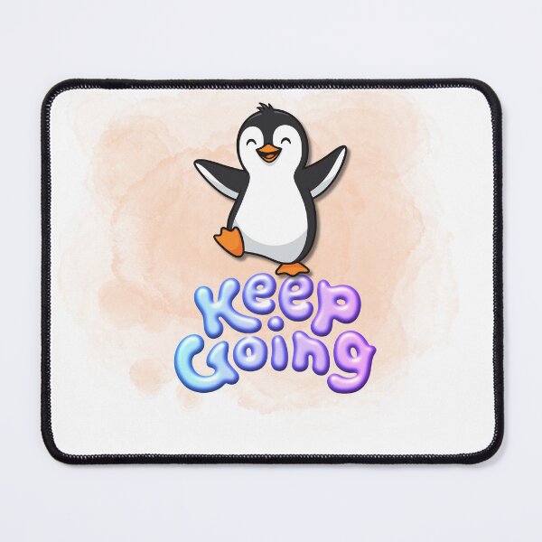 Item preview, Cute Penguin Keep Going Motivational Quote Design designed and sold by Cutethings3.