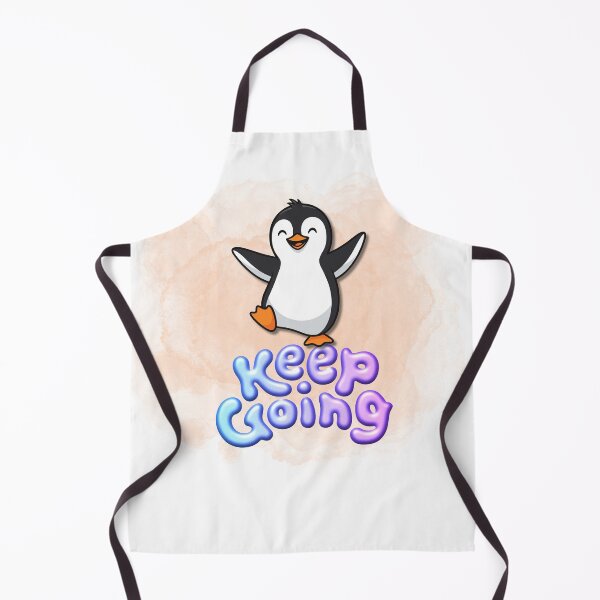 Item preview, Cute Penguin Keep Going Motivational Quote Design designed and sold by Cutethings3.