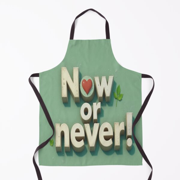 Item preview, Now or Never! Motivational quote designed and sold by Hot4Shirt.