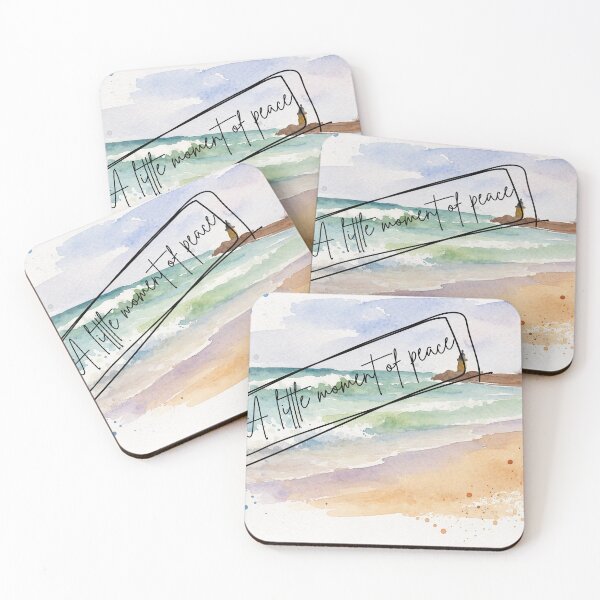 Item preview, Waves in watercolor - a little moment of peace designed and sold by Gina_BreWe.