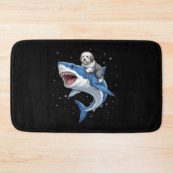 Item preview, Funny Old English Sheepdog Shark Dog Mom Dad Lover designed and sold by TerryConnells.
